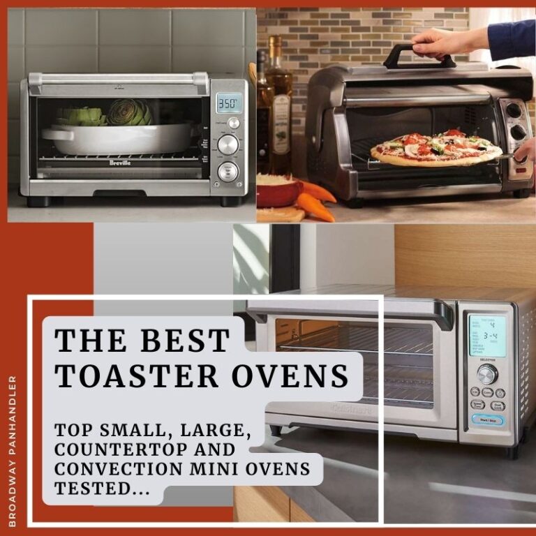 creative image of tested top rated small, large, countertop and convection toaster ovens for the best toaster oven reviews, consumer reports and buying guide