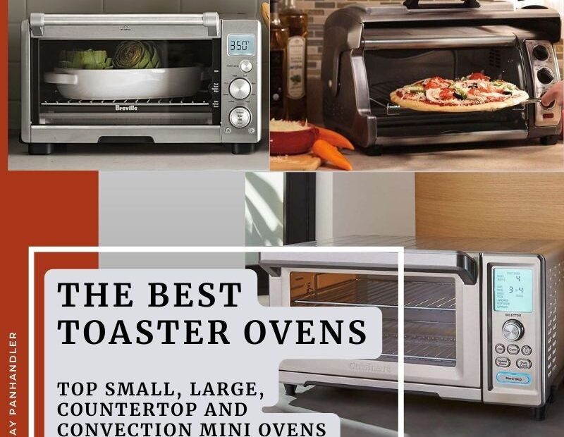 creative image of tested top rated small, large, countertop and convection toaster ovens for the best toaster oven reviews, consumer reports and buying guide