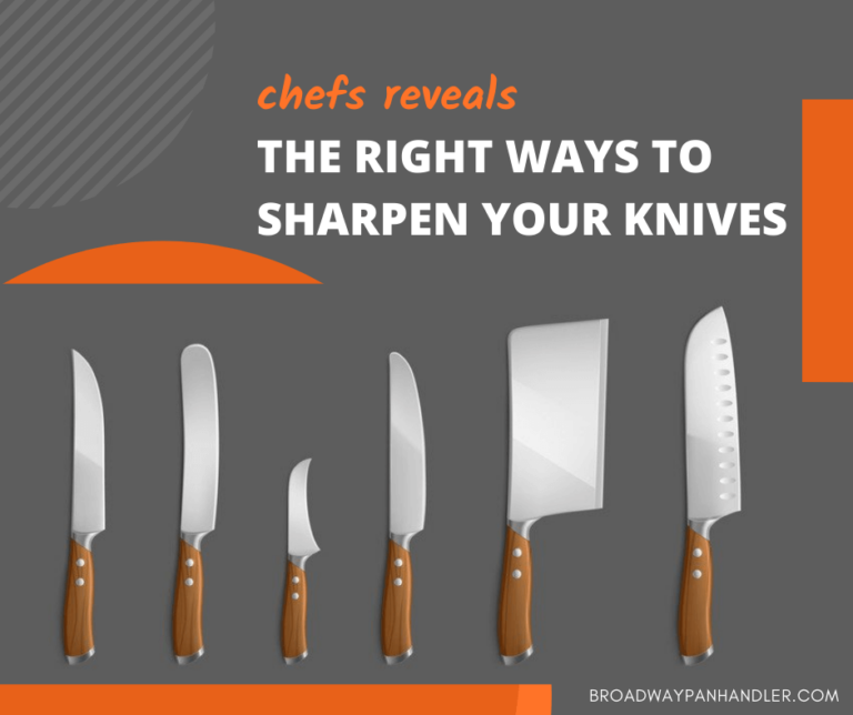 ways to properly sharpen kitchen knives